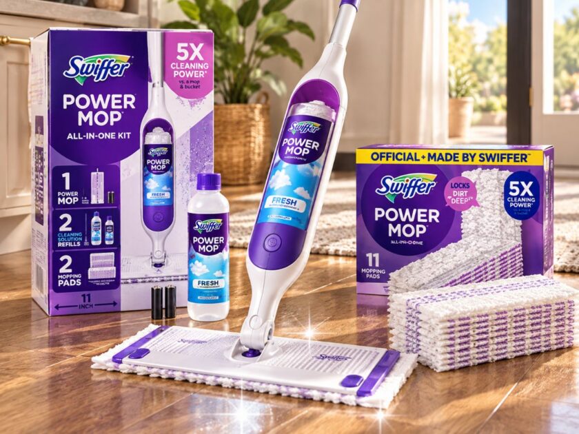 Swiffer PowerMop Kit Just $16.xx at Target – Get a $10 Gift Card on 2 Swiffer Items!