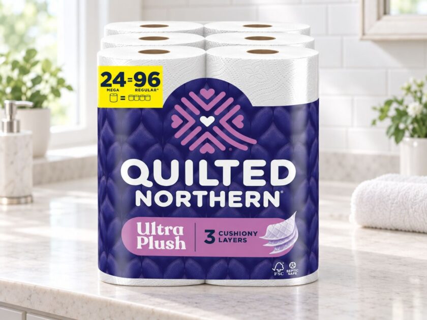Quilted Northern Toilet Paper 24 Mega Rolls Just $20.xx on Amazon | Same as 96 Regular Rolls!