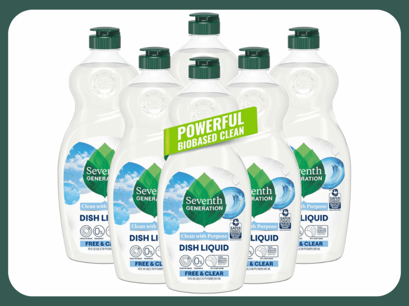 Seventh Generation Dish Soap 6-Pack Just $12.xx on Amazon (Reg $21)