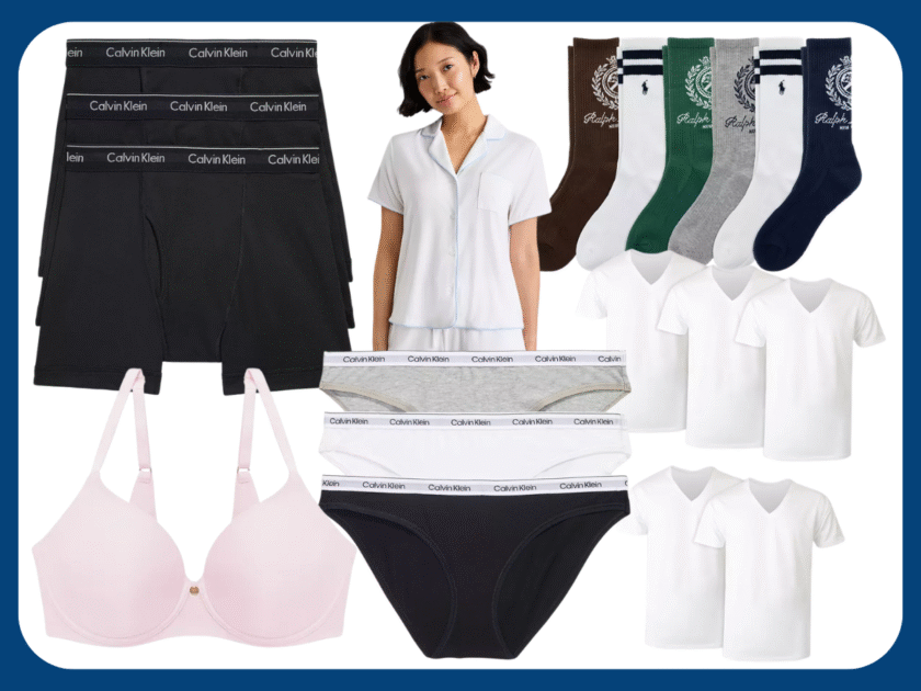 Up to 70% Off Men’s & Women’s Basics at Macy’s – Socks, Underwear, Sleepwear and More