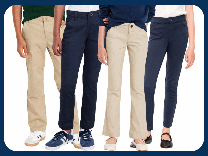 TWO DAYS ONLY! $8 Uniform Pants at Old Navy (Reg. up to $23)
