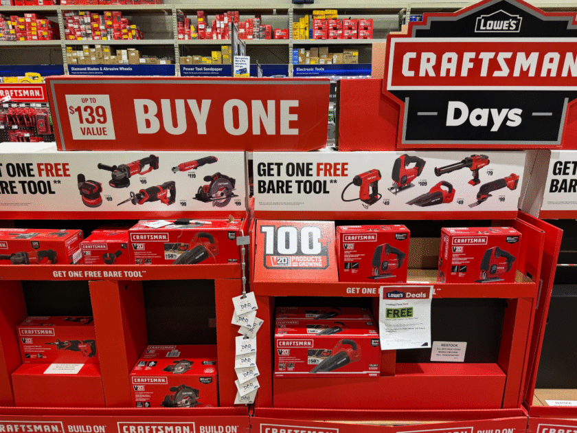 Lowe’s July 4th Sale is Live | BOGO Craftsman, BOGO Paint Samples & Stains, Flag Kits Under $10, & More