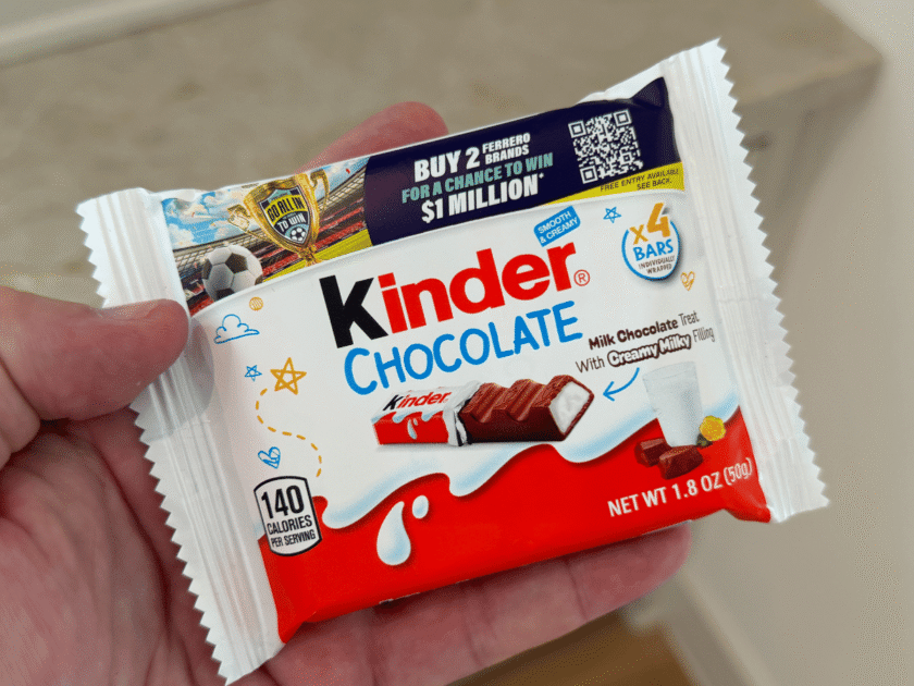 Free Kinder Chocolate Bar After Walmart Cash!