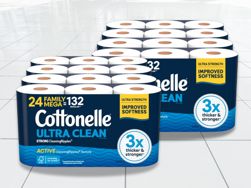 TWO Cottonelle Toilet Paper 24 Family Mega Rolls Only $35.xx on Amazon (Reg. $55)