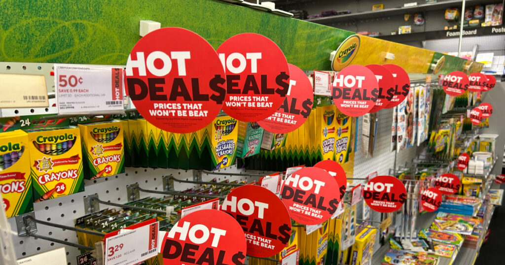 Staples School & Office Supplies Sale (Folders, Notebooks, Pencils)