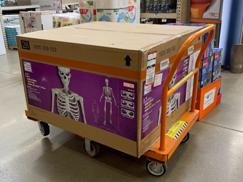 Home Depot’s 12-Foot Skeleton is Back & Better Than Ever!
