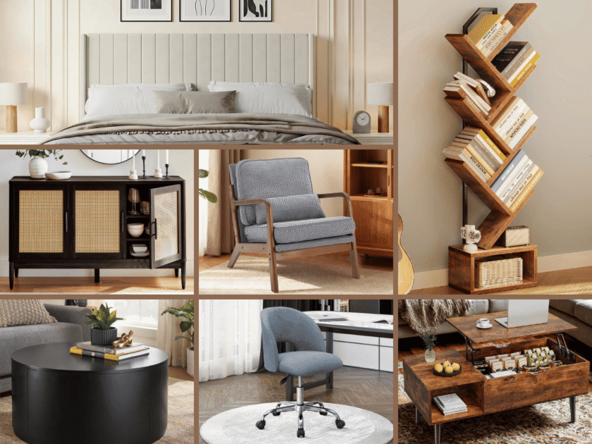 New Furniture Price Drops at Walmart | Up to 65% Off Shelves, Beds, & More