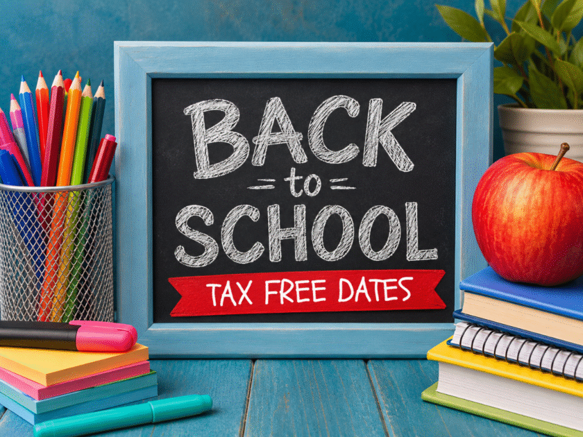 2026 State Sales Tax Holiday (Tax Free Shopping Days)