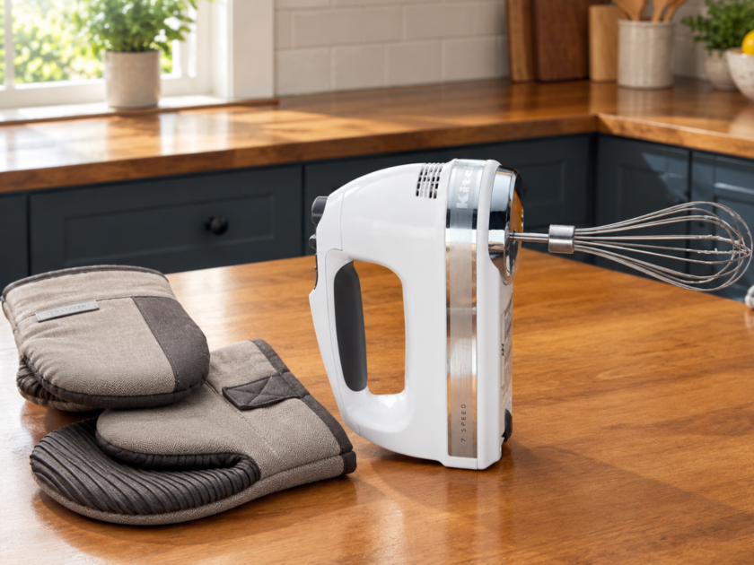 KitchenAid 7-Speed Hand Mixer & Oven Mitts Only $38.xx at Kohl’s (Reg. $110)