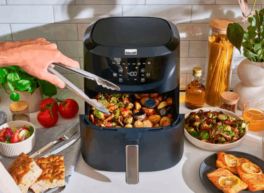 Bella PRO 8-qt. Touchscreen Air Fryer with Divided Basket Only $44.99 at Best Buy (Reg. $110)