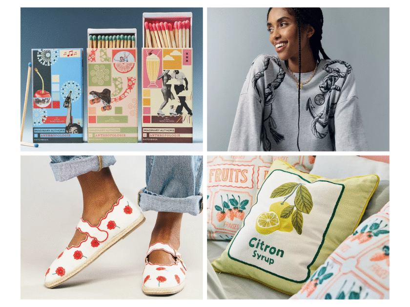 Today Only! Anthropologie Extra 50% Off Sale Items Including Home Decor, Candles, Shoes, Apparel & More