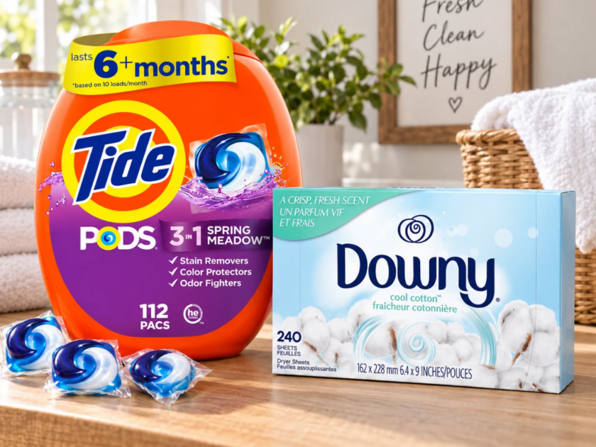Three Tide Pods 112-Count + Downy Dryer Sheets Just $31.xx Shipped on Amazon (Reg. $91)