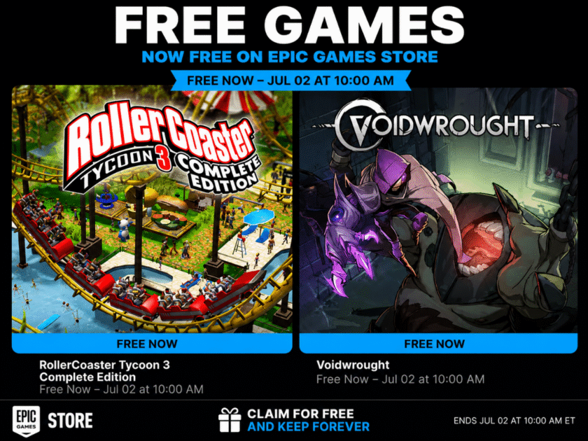 FREE PC Games on the Epic Games Store Every Thursday