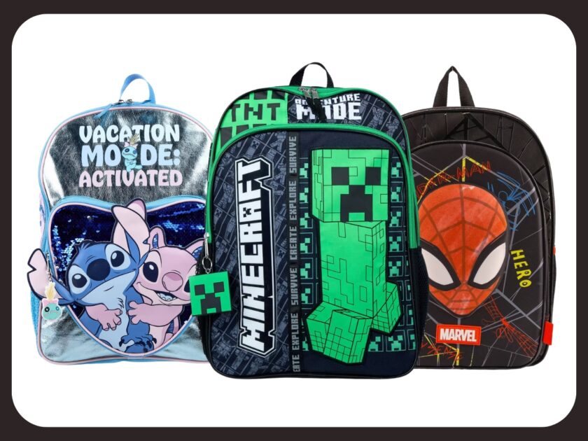Kids 16" Character Backpacks (Disney, Minecraft & More)
