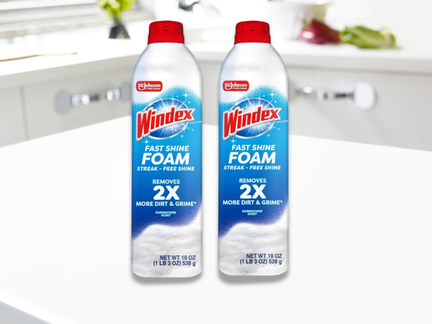 Windex Fast Shine Foam Glass Cleaner 2-Pack Only $3.xx on Amazon ( Reg $8)